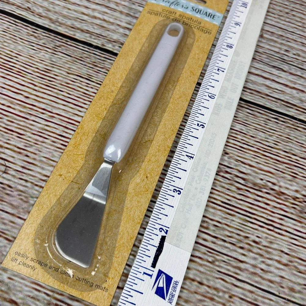 Crafters Square Craft Spatula for Cutting Mats White Stainless Steel 328096 2205
